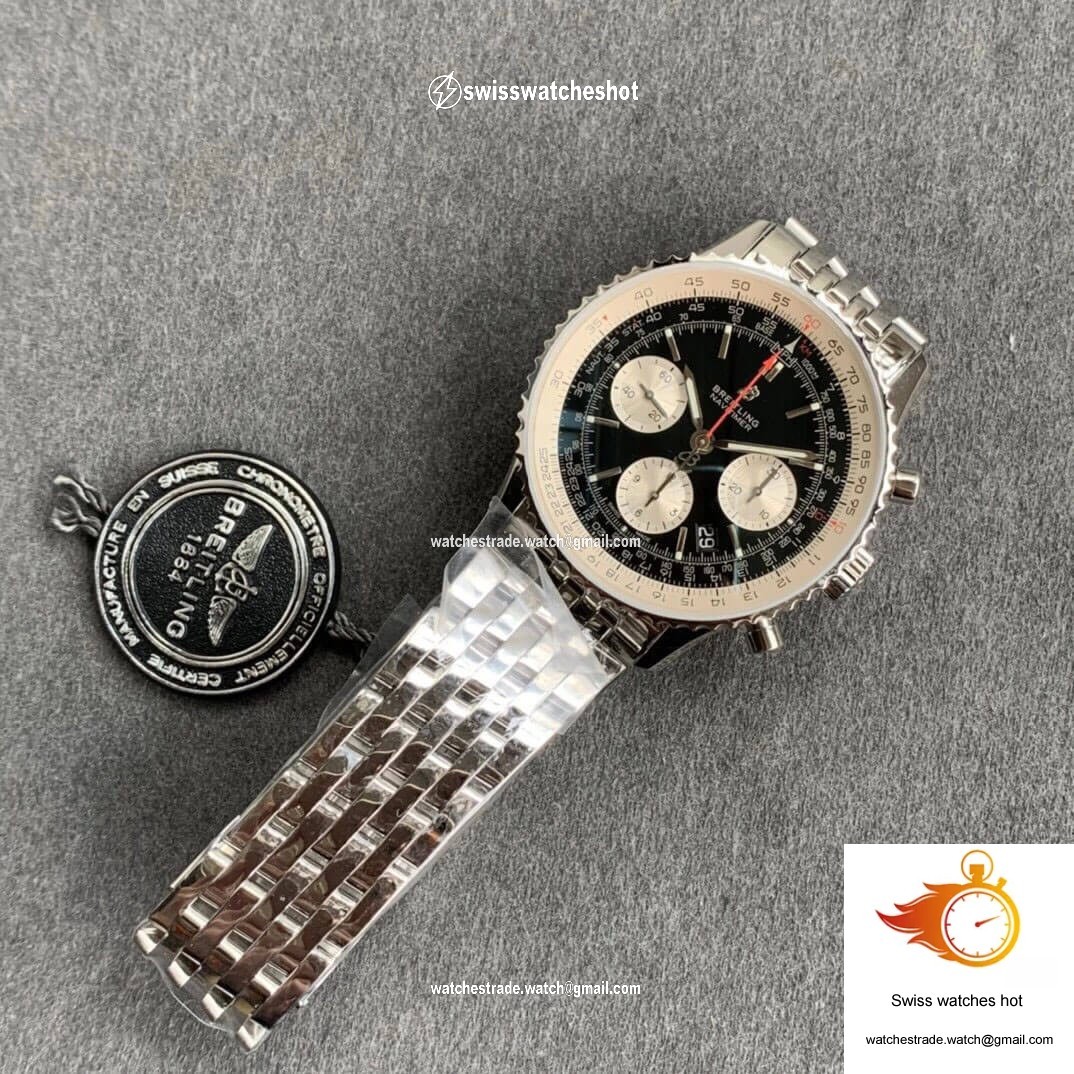Breitling Navitimer 1 B01 AB0121211B1A1 GF Factory Black Dial 9