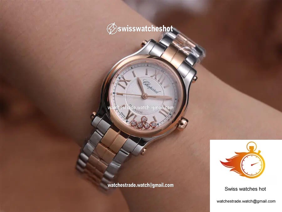 Chopard Happy Diamonds 278573-6014 YF Factory Rose Gold 9