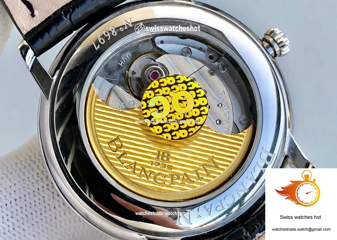 Blancpain Villeret 6551-1127-55B ZF Factory Black Dial 9
