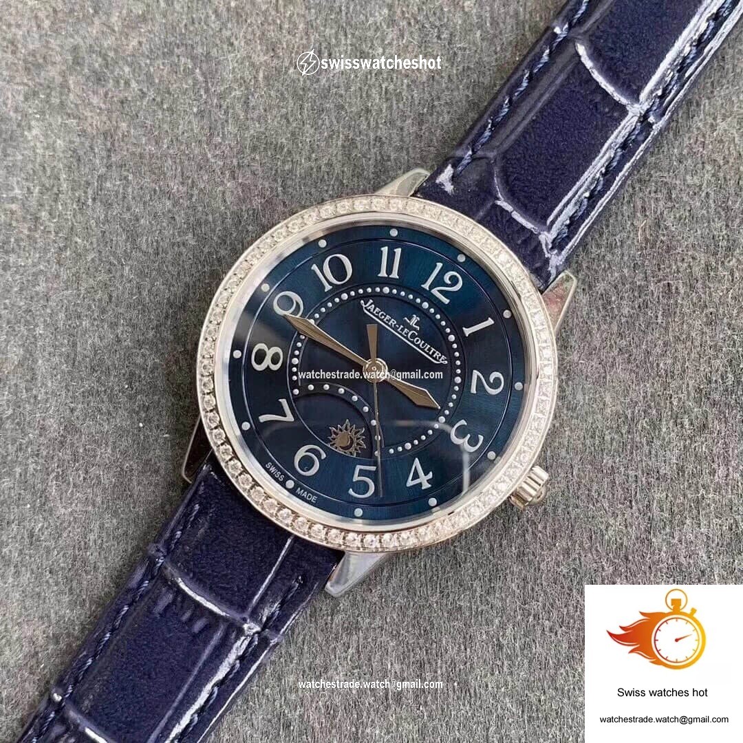 Jaeger LeCoultre Rendez Vous 3448480 ZF Factory Diamond Blue Dial 9