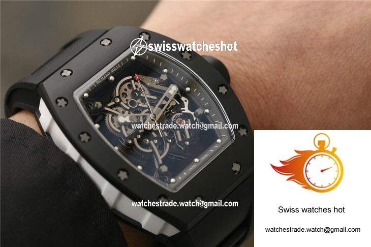 Richard Mille RM055 KV Factory Ceramics Black Strap 9