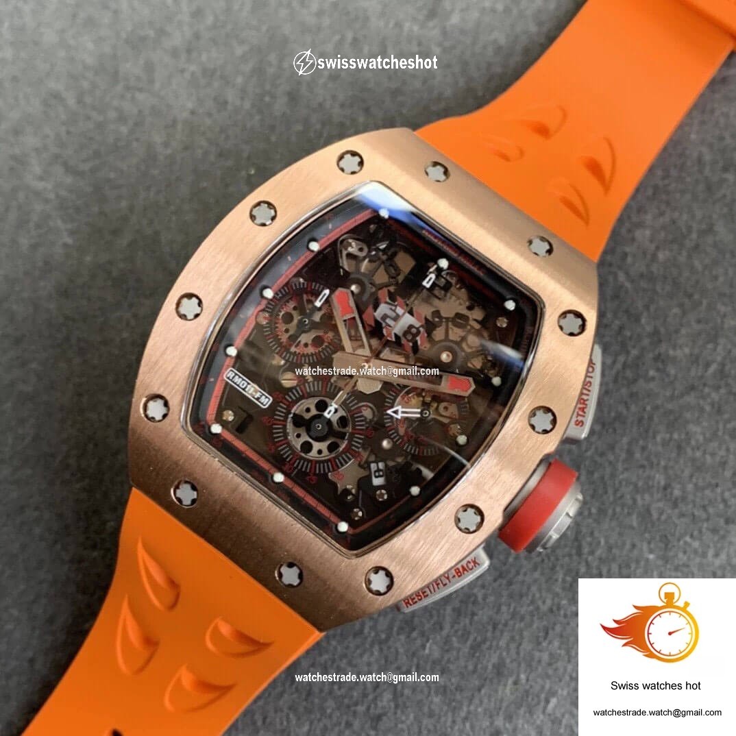 Richard Mille RM011 KV Factory Rose Gold 9