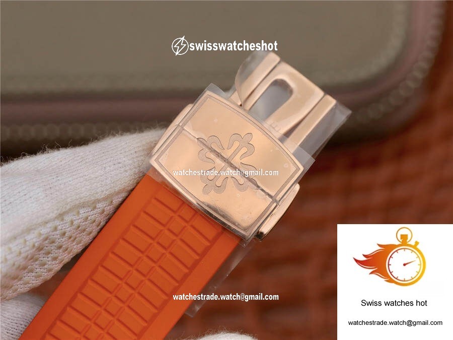 Patek Philippe Aquanaut 5968A-001 Orange Strap 9