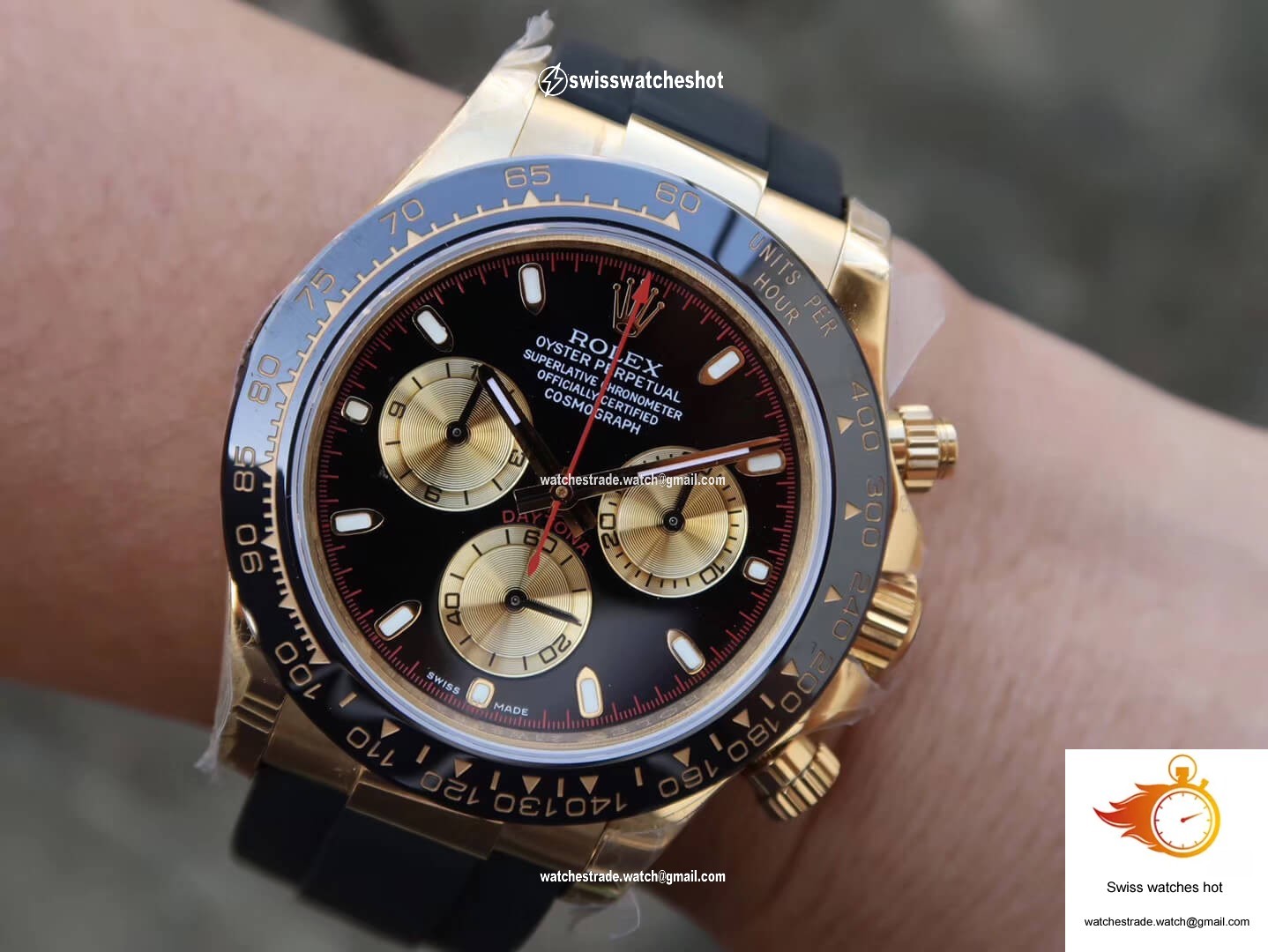 Rolex Daytona Cosmograph M116518ln-0047 JH Factory Black dial 9