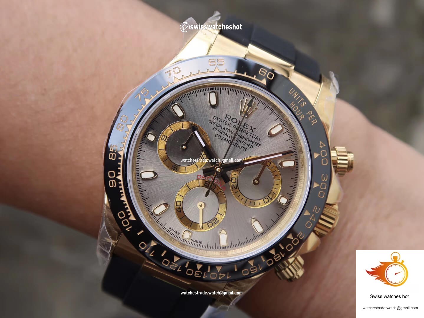 Rolex Daytona Cosmograph 116518LN JH Factory Silver Gray Dial 9