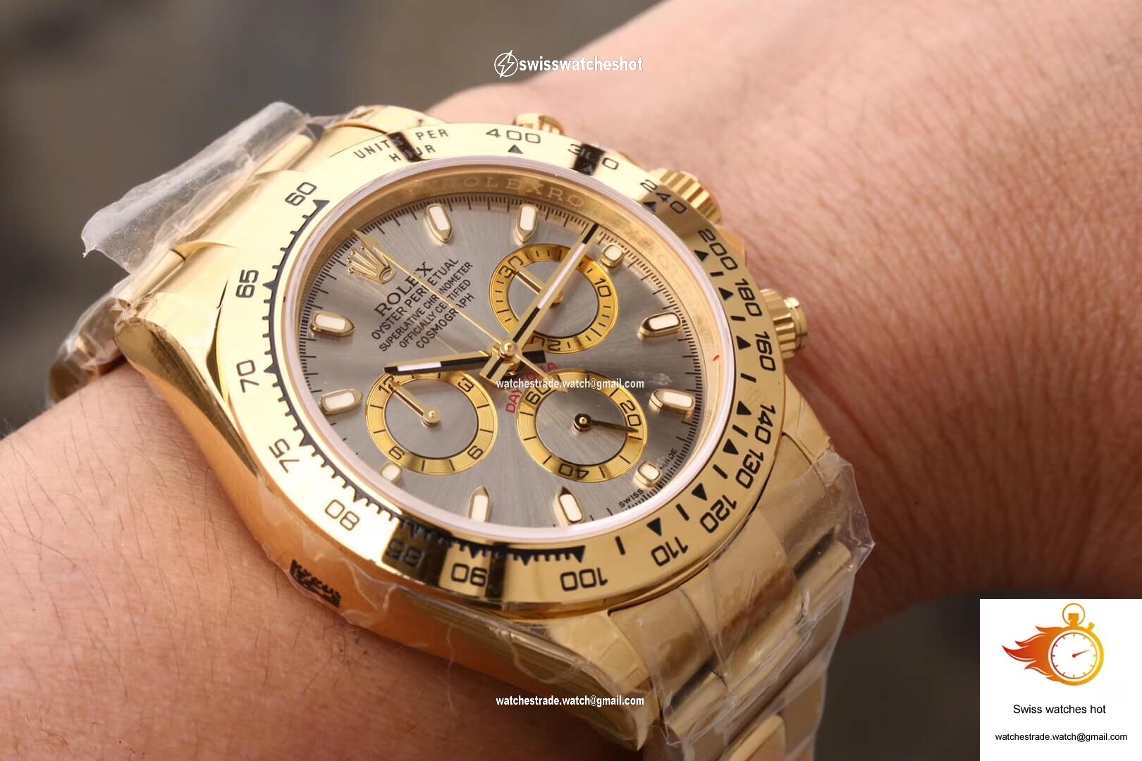 Rolex Daytona Cosmograph 116508 JH Factory Silver Dial 9