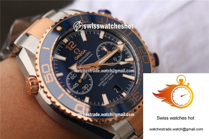 Omega Seamaster Ocean Planet 600M 215.20.46.51.03.001 OM Factory Blue Dial 9