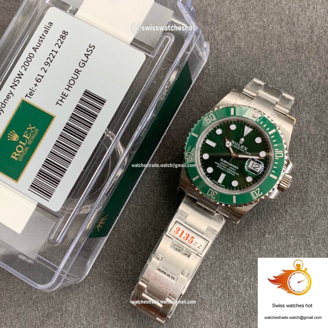 Rolex Submariner 116610LV 40MM ZZ Factory V2S Green Dial 9