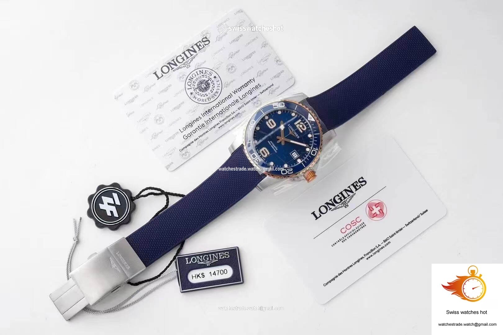Longines Concas L3.781.3.98.9 ZF Factory Blue Dial 9