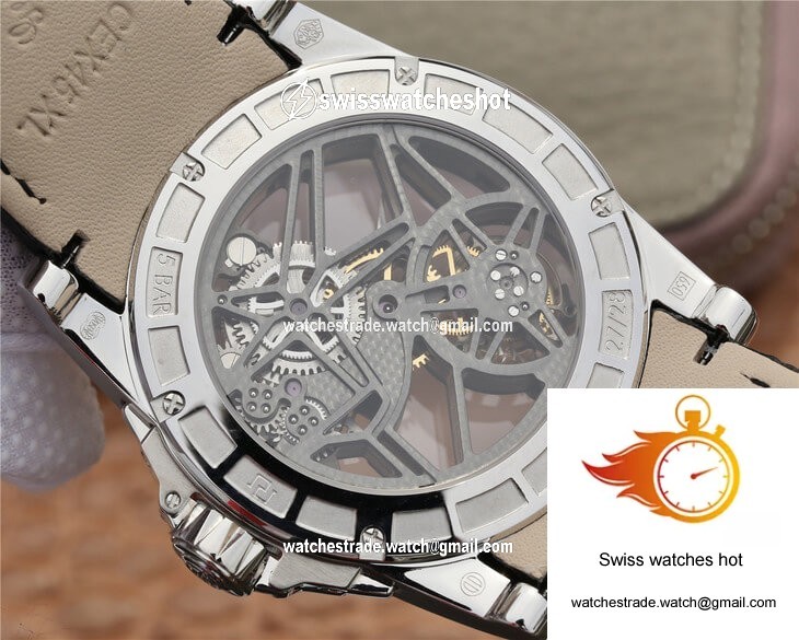 Roger Dubuis Excalibur RDDBEX0260 JB Factory Skeleton Tourbillon Dial 9