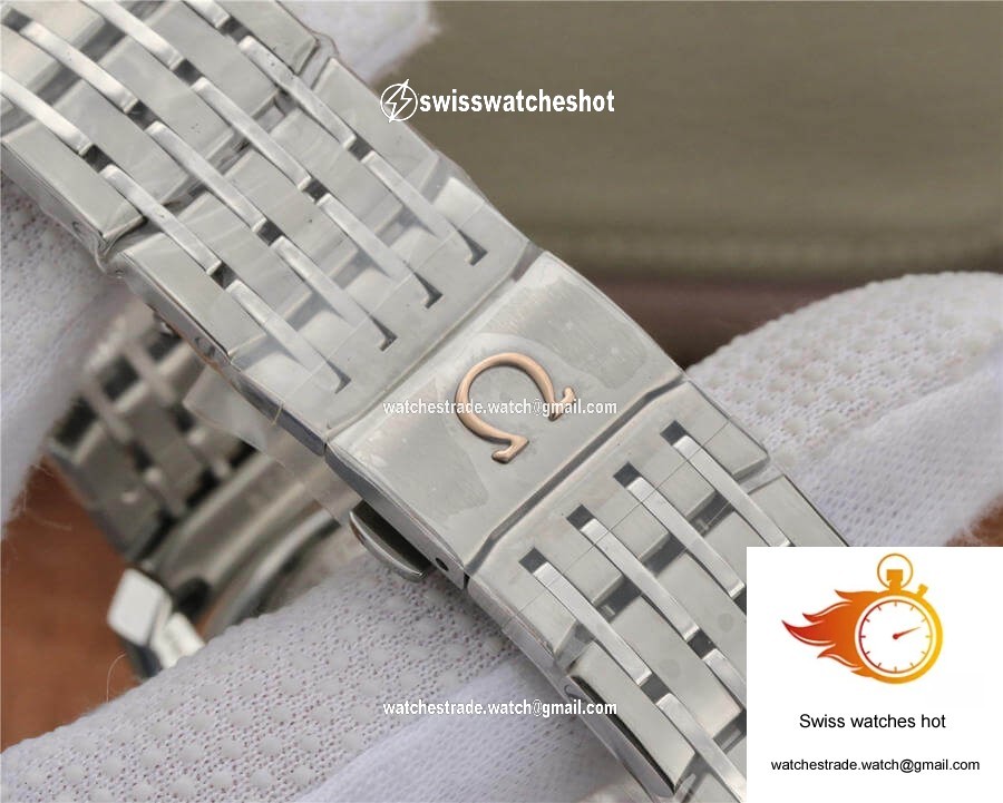 Omega De Ville 431.30.41.21.02.001 VS Factory Silver Dial Stainless Steel Strap 9
