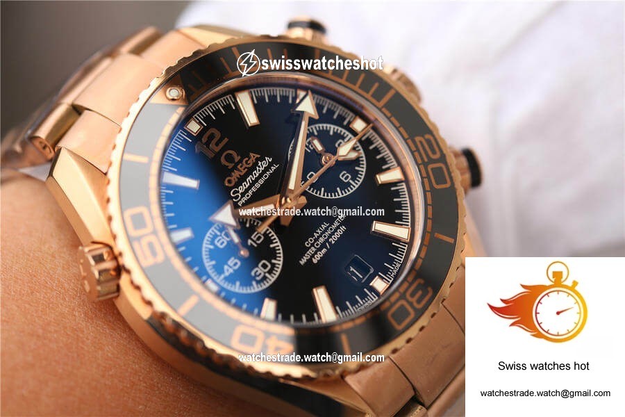 Omega Seamaster Ocean Universe Timing 232.63.46 OM Factory Black Dial 9