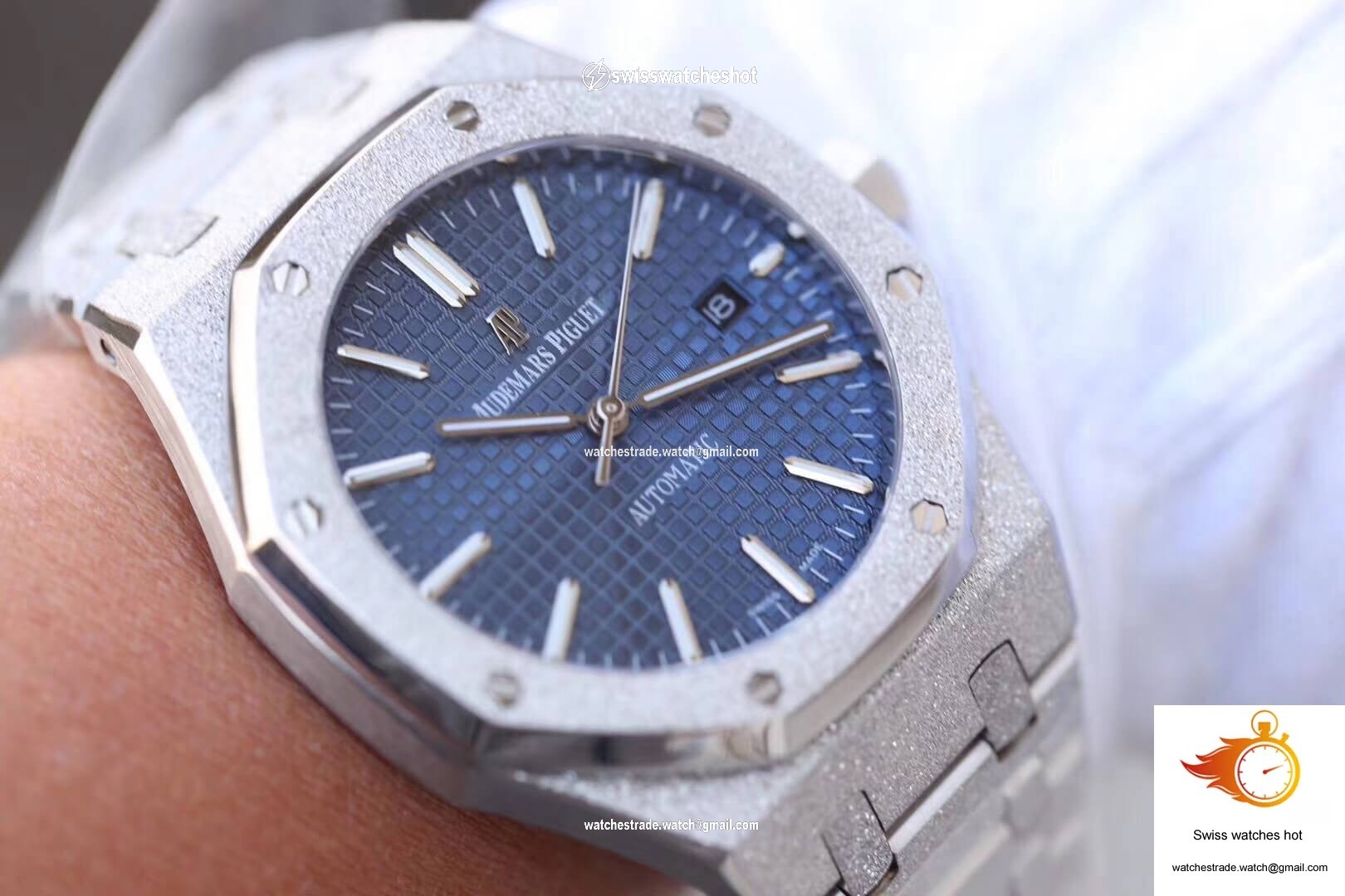Audemars Piguet Royal Oak 15454BC.GG.1259BC.01 JH Factory Blue Dial 9