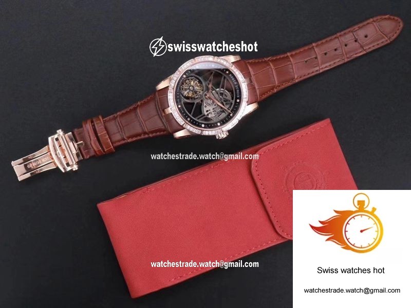 Roger Dubuis Excalibur RDDBEX0404 JB Factory V3 Rose Gold Tourbillon 9