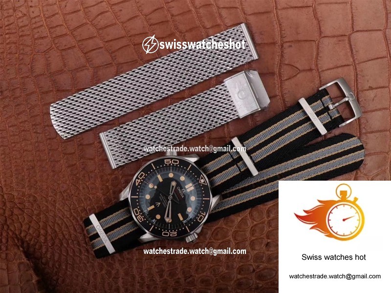 Omega Seamaster 210.92.42.20.01.001 James Bond 007 VS Factory Black Dial 9