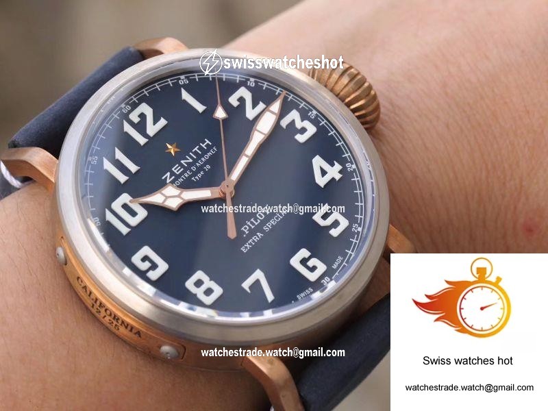 Zenith Pilot Type 20 Extra Special 29.2430.679.21.C753 XF Factory Blue Dial 9