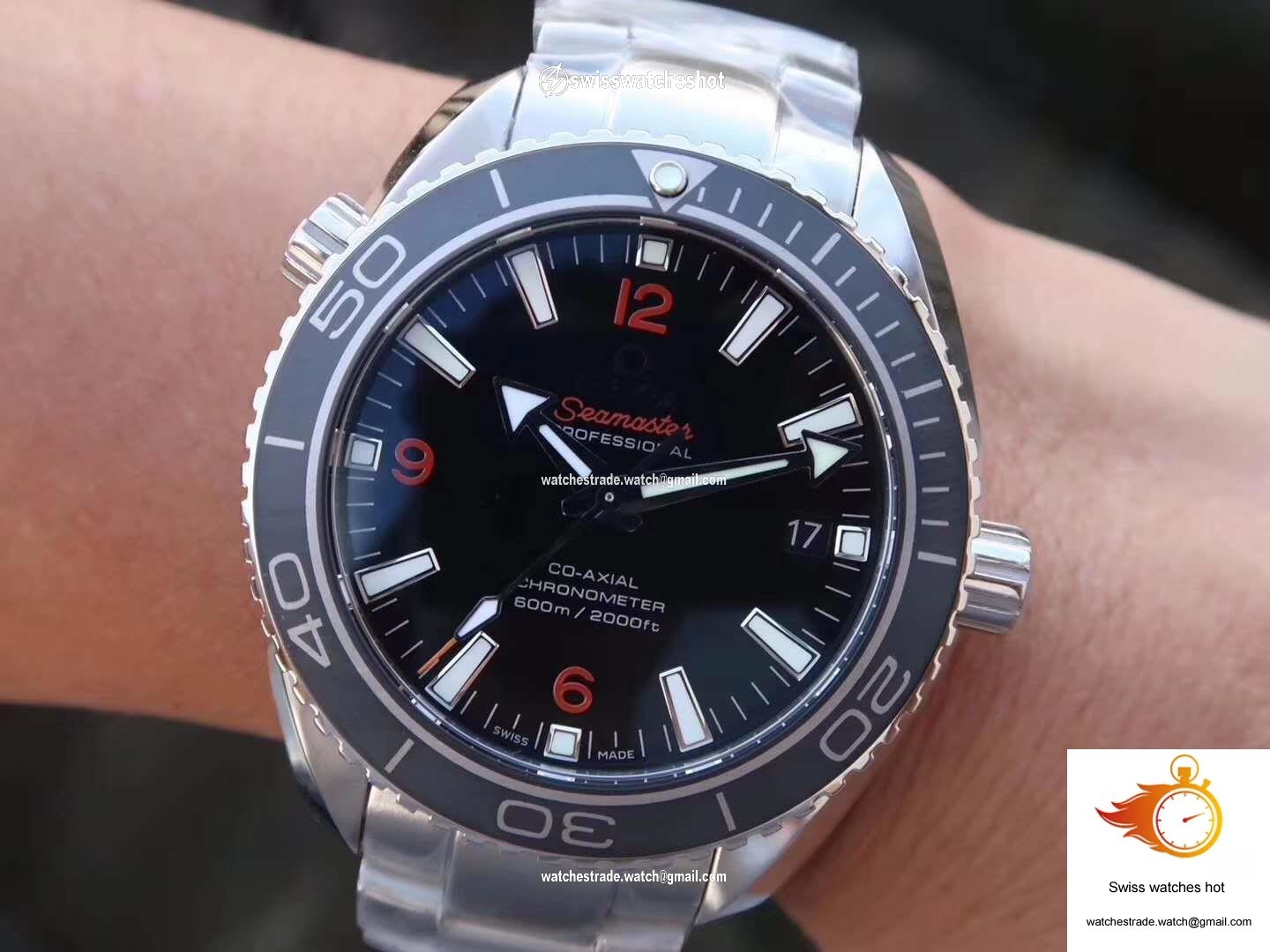 Omega Seamaster Planet Ocean 600M 45.5MM 232.30.46.21.01.003 MKS Factory Black Dial 9