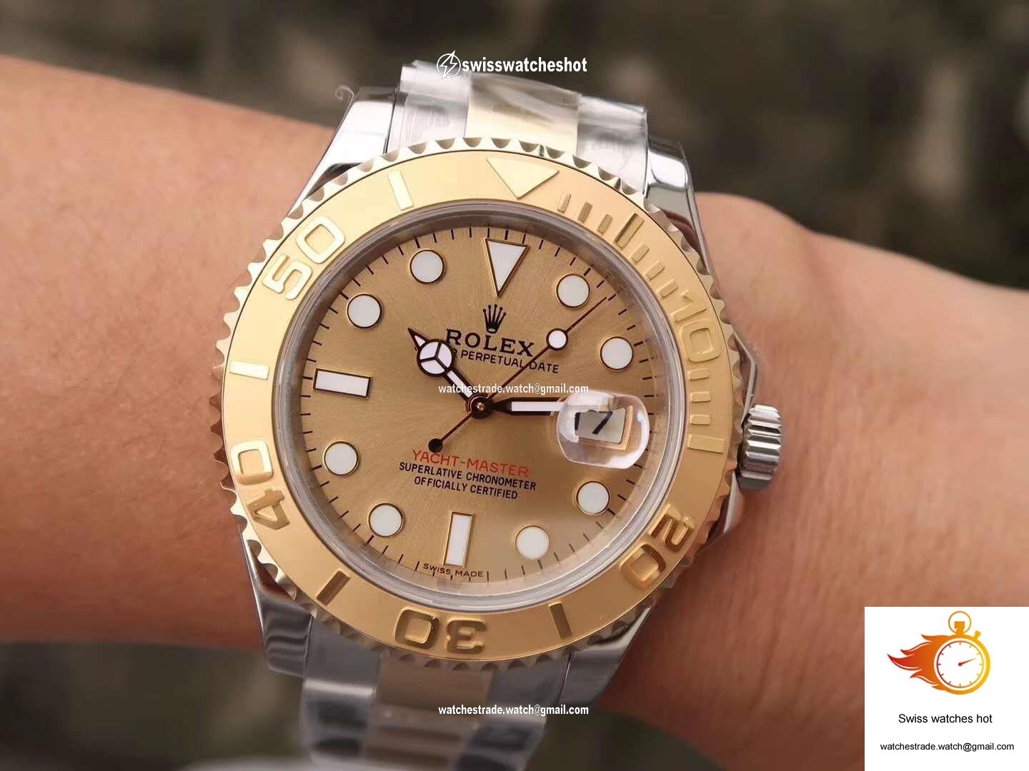 Rolex Yacht Master 116623 Champagne Dial 9
