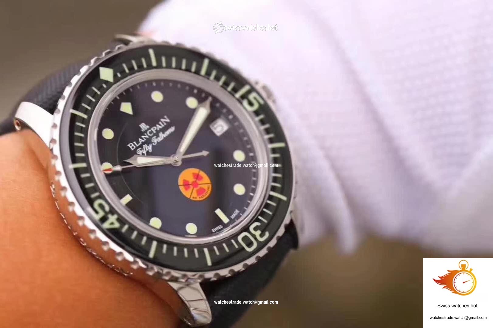 Blancpain Fifty Fathoms Tribute Limited Edition 5015B-1130-52 ZF Factory Black Dial 9