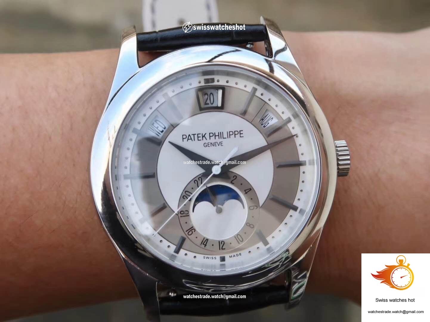 Patek Philippe Annual Calendar 5205G-001 Rhodium Dial 9