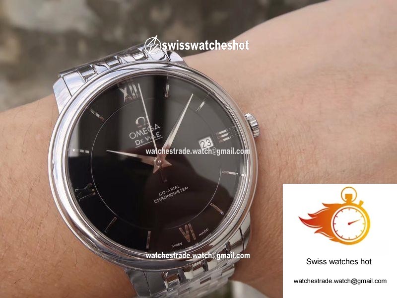 Omega De Ville Prestige 424.10.37.20.01.001 MKS Factory Black Dial 9