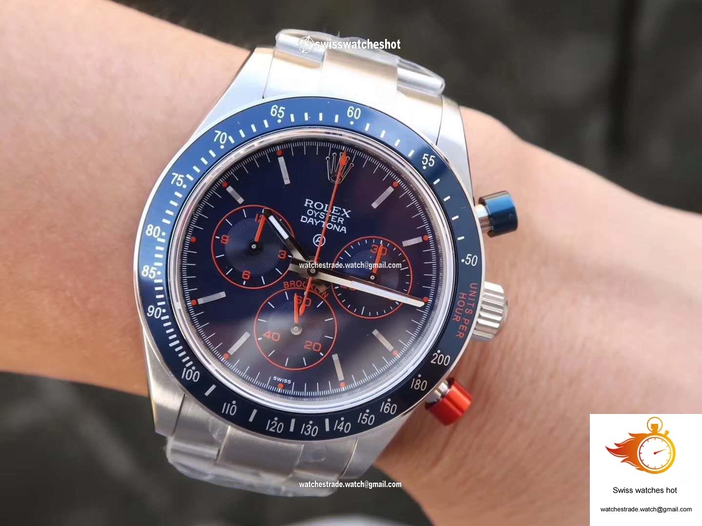 Rolex Daytona Cosmograph BP Factory Blue Dial 9