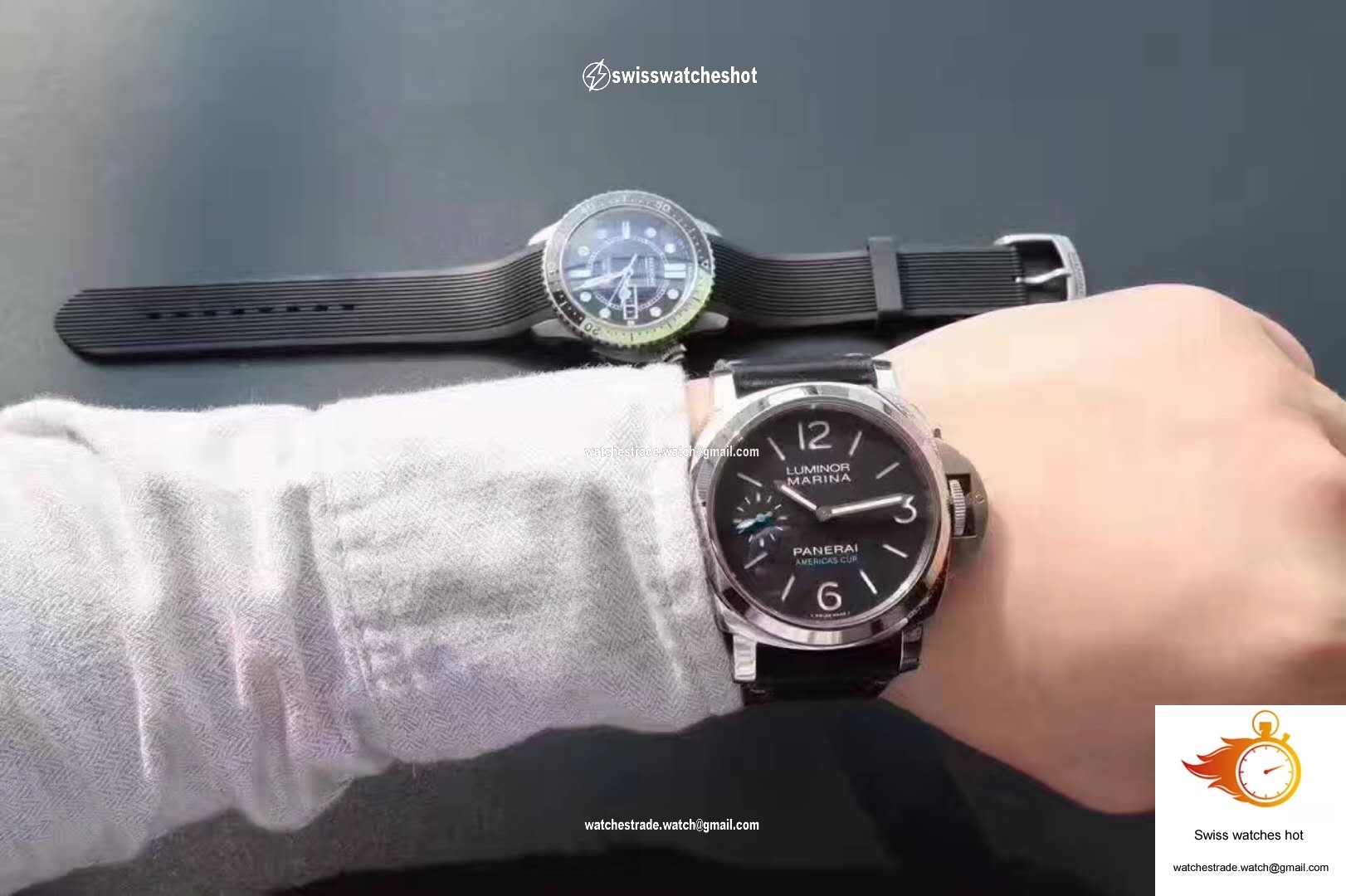 Panerai Luminor Marina 1950 PAM727 ZF Factory Black Dial 9
