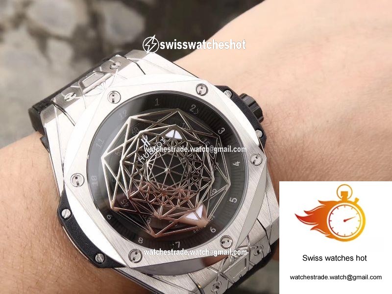 Hublot Big Bang Sang Bleu Titanium 415.NX.1112.VR.MXM16 TMF Factory Black Dial 9