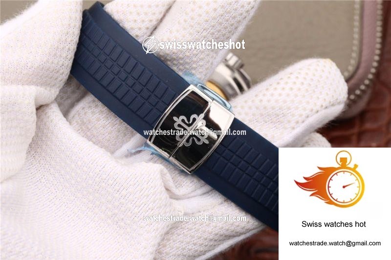 Patek Philippe Aquanaut Dual Time 5164A-001 MP Factory Blue Dial 9