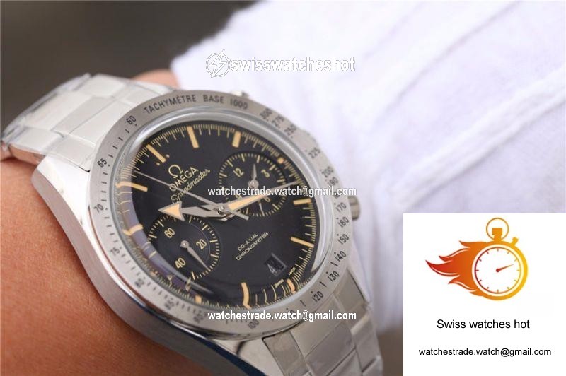 Omega Speedmaster 57 Co-Axial Chronograph 331.10.42.51.01.002 OM Factory Black Dial 9