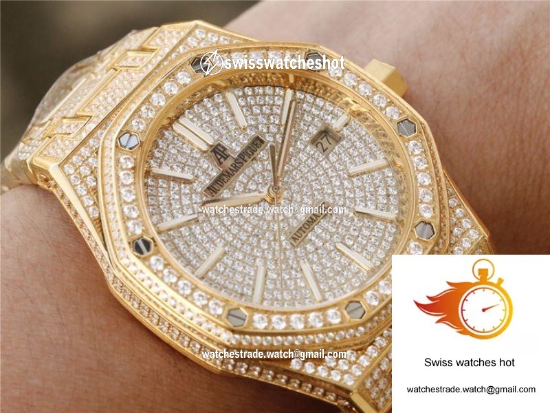 Audemars Piguet Royal Oak 15400.OR01 Diamonds Dial 9
