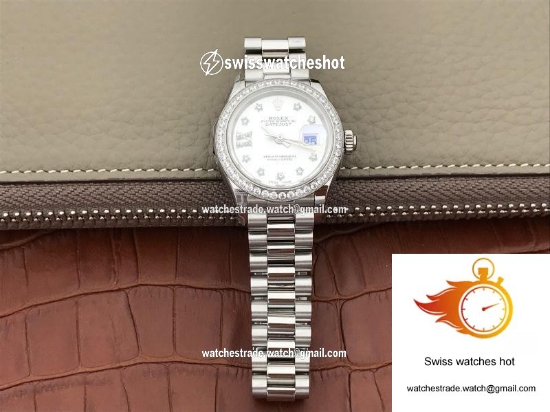 Rolex Lady Datejust 279136RBR 28mm Silver Dial 9