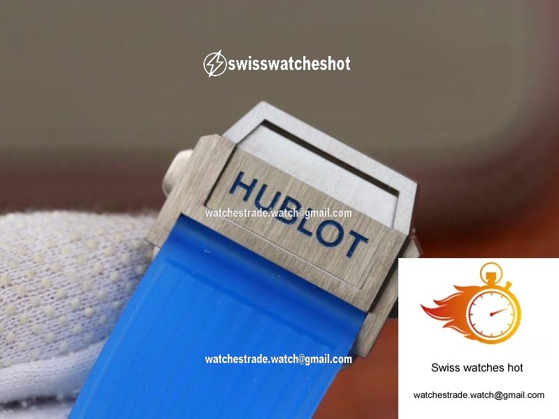 Hublot Big Bang Unico 411.JX.4802.RT Blue Strap Skeleton Dial 9