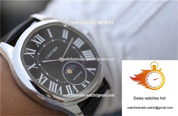 Drive De Cartier Moonphase WGNM0009 Black Dial 9