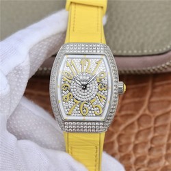 Franck Muller Vanguard Ladies ABF Factory Cowhide Strap