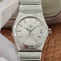 Omega Constellation 123.10.38.21.02.001 VS Factory Silvery White Dial