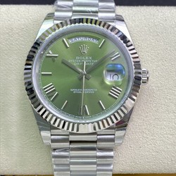 Rolex Day Date M228239-0033 EW Factory Olive Green Dial