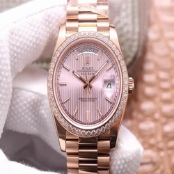 Rolex Day Date M228345RBR-0010 EW Factory Rose Gold