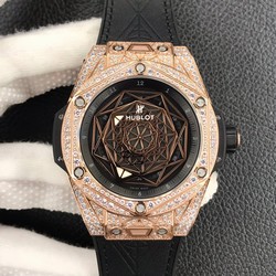 Hublot Big Bang WWF Factory Gold Full Diamond Case