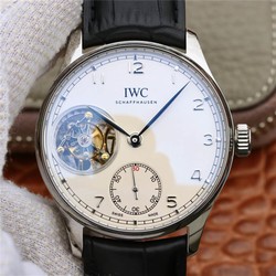 IWC Portuguese Tourbillon ZF Factory Stainless Steel White Dial