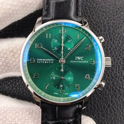 IWC Portugieser IW371615 ZF Factory Green Dial