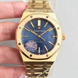 Audemars Piguet Royal Oak 15400OR JF Factory Yellow Gold Blue Dial