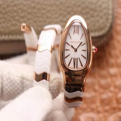 Bvlgari Serpenti BV Factory Ceramic White Dial
