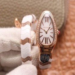 Bvlgari Serpenti 102202 BV Factory Rose Gold White Dial