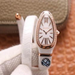 Bvlgari Serpenti 102613 BV Factory White Ceramic Dial