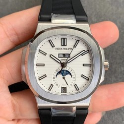 Patek Philippe Nautilus 5726 Moonphase GR Factory V2 White Dial