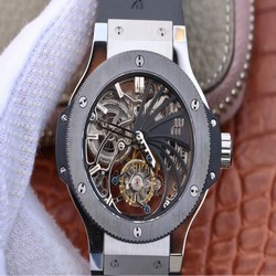 Hublot Big Bang Hollow Tourbillon Ceramic Bezel Skeleton Dial