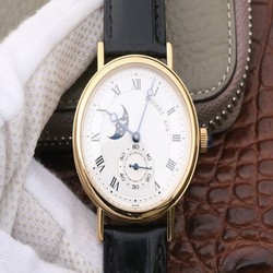 Breguet Classique Moonphase 4396 Yellow Gold White Dial