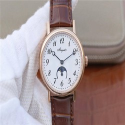 Breguet Classique Moonphase 9087BB TW Factory Rose Gold White Dial