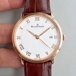 Blancpain Villeret 6651-3642-55B ZF Factory Rose Gold White Dial